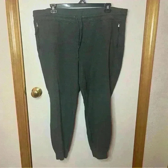 Old Navy Active Joggers Women 2x Gray High Rise Breathable Dynamic Fleece - Picture 1 of 8